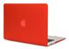 Чехол накладка Matte Hard Shell Case для Macbook Pro Retina 15.4" Red фото 1