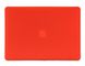 Чехол накладка Matte Hard Shell Case для Macbook Pro Retina 15.4" Red фото 2