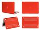 Чехол накладка Matte Hard Shell Case для Macbook Pro Retina 15.4" Red фото 4
