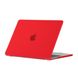 Чехол накладка Matte Hard Shell Case для Macbook Air 13.6" M2 2022 Soft Touch Red фото 3