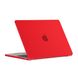 Чехол накладка Matte Hard Shell Case для Macbook Air 13.6" M2 2022 Soft Touch Red фото 2