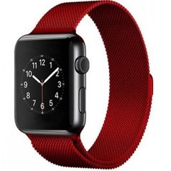 Ремінець для Apple Watch 42/44 /45 mm Milanese Loop Red