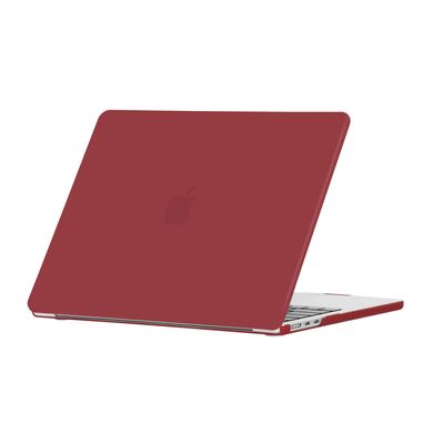 Matte Hard Shell Case for Macbook Air 13.6" Wine Red
