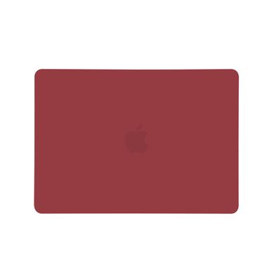 Чехол накладка Hard Shell Case для Macbook Air 13.6" M2 2022 Soft Touch Wine Red