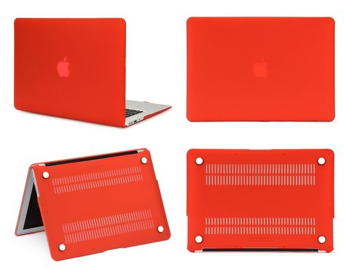 Чохол накладка Matte Hard Shell Case for MacBook Air 13.3" (2012-2017) Red