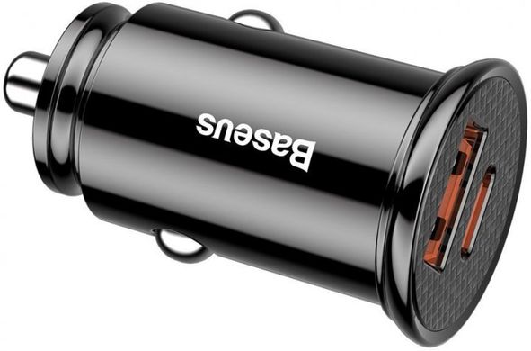 Автомобільний зарядний пристрій Baseus PPS USB Car Charger USB 3.0+USB-C 30W Black (CCALL-YS01)