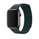 Ремінець для Apple Watch 45/44/42 mm Leather Loop Midnight Green фото 2