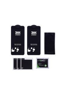 ZAMAX Screen Protector for iPhone 7/8 Black 2 pcs in a set