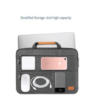 Сумка з підставкою WiWU Smart Stand Sleeve Bags for MacBook 13'/14" Grey