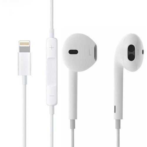 Гарнитура earpods lightning h7 для apple с управлением громкостью и микрофоном