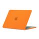 Чехол накладка Matte Hard Shell Case для Macbook Air 13.6" M2 2022 Soft Touch Orange фото 3
