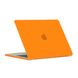 Чехол накладка Matte Hard Shell Case для Macbook Air 13.6" M2 2022 Soft Touch Orange фото 2