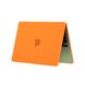Чехол накладка Matte Hard Shell Case для Macbook Air 13.6" M2 2022 Soft Touch Orange фото 4
