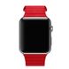 Ремінець для Apple Watch 45/44/42 mm Leather Loop Red фото 2