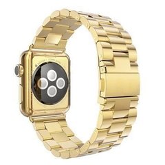 Металевий ремінець 3-Bead Metal Band for Apple Watch 42/44 mm, Gold