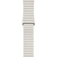 Ремінець для Apple Watch 38/40 mm Leather Loop White