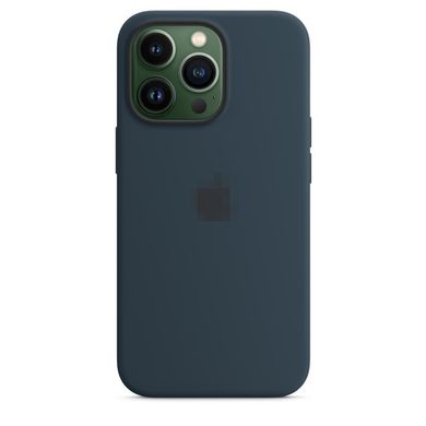 iPhone 13 Pro Max Silicone Case - Abyss Blue