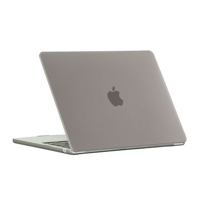 Чехол накладка Matte Hard Shell Case для Macbook Air 13.6" M2 2022 Soft Touch Gray