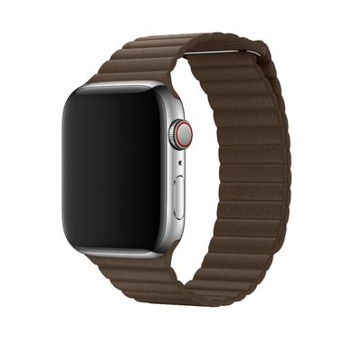 Ремешок для Apple Watch 45/44/42 mm Leather Loop Brown