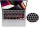 Силиконовая накладка на клавиатуру MacBook Pro 14.2" (A2442, A2779) 2021 / 2023 с буквами US
