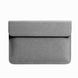 Замшевий чохол-папка для MacBook Air/Pro 13" Zamax Suede Case Dark Grey фото 2