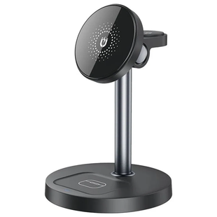 XO CX038 15W 3-in-1 Wireless Charging Stand black