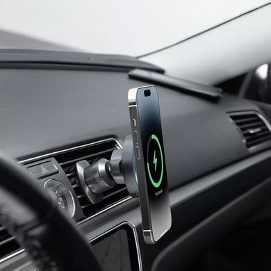 Автомобільний тримач з бездротовою зарядкою Proove Light Circle 15W Black