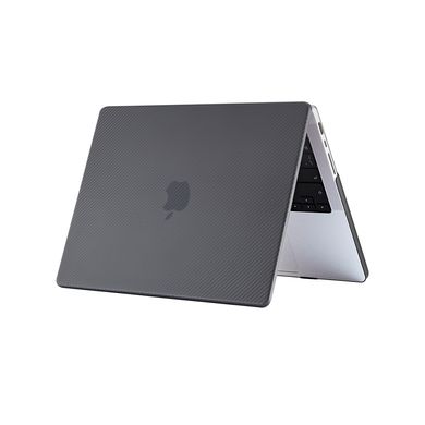 Чехол-накладка для MacBook Pro 16.2" ZM Carbon style Black