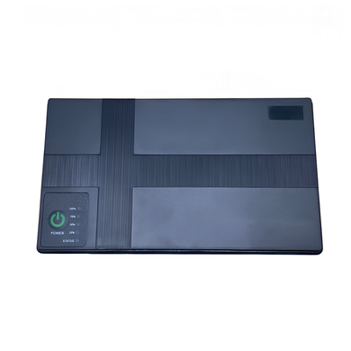 Джерело безперебійного живлення для роутера Mini UPS DCSL-1036PC 20000mAh 36W (5V/9V/12V, POE 15V/24V, USB, Type-C) &mdash; Чорний