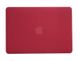 Чехол накладка Matte Hard Shell Case для Macbook Pro 2016-2020 13.3" Soft Touch Wine Red фото 5
