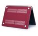 Чехол накладка Matte Hard Shell Case для Macbook Pro 2016-2020 13.3" Soft Touch Wine Red фото 4