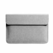 Замшевый чехол-папка для MacBook Air/Pro 13" Zamax Suede Case Grey фото 2