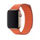 Ремінець для Apple Watch 45/44/42 mm Leather Loop Orange фото 1