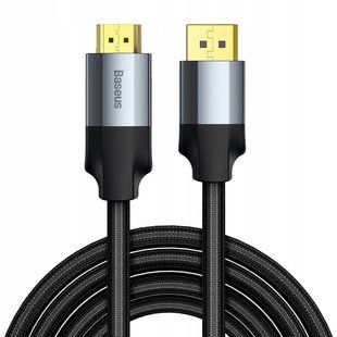 Cable Baseus Cafule 4K HDMI MALE to 4K HDMI MALE 3 m Black