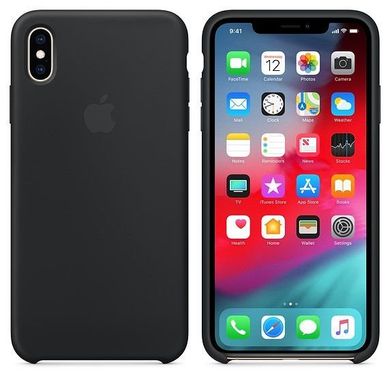 Silicone Case iPhone XS Max - Black