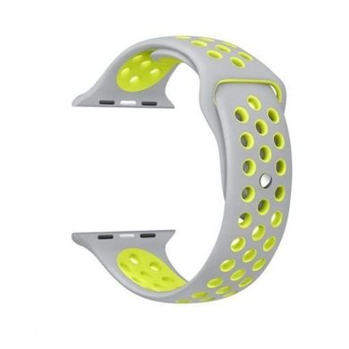 Sport Band M/L - 41/40/38 mm Silver/Yellow