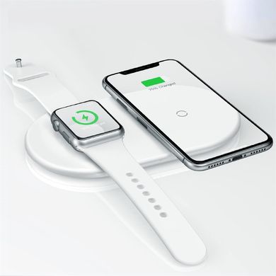 Бездротовий зарядний пристрій для iPhone + Apple Watch Baseus Smart 2in1 Wireless Charger
