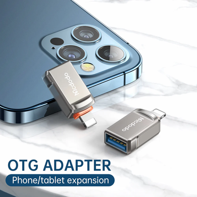 Перехідник на флешку до iPhone Mcdodo OTG Lightning to USB-A 3.0 Adapter