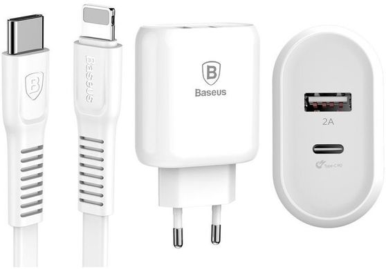 Зарядний пристрій Baseus Bojure SeriesType-C PD-U quick charge charger EU 32W