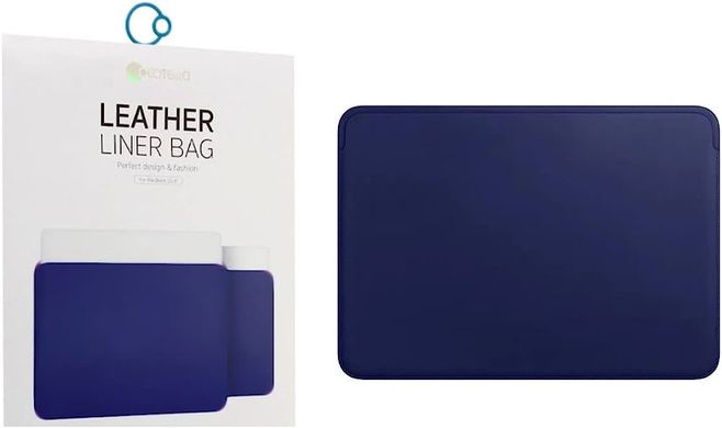 Чохол папка для MacBook Air 13"  | Pro 13" COTEetCI Leather Liner Bag - Blue