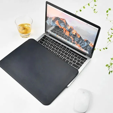 Чехол папка для MacBook Air 13"  | Pro 13" COTEetCI Leather Liner Bag - Black