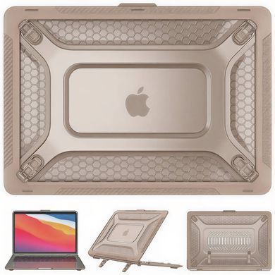 Противоударный чехол для MacBook Air 13.6" (M2 | M3 | M4 | M5) 2022-2026  Mecha Shockproof Case - Apricote