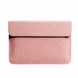 Замшевый чехол-папка для MacBook Air/Pro 13" Zamax Suede Case Pink фото 2