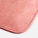 Замшевый чехол-папка для MacBook Air/Pro 13" Zamax Suede Case Pink фото 6