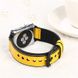 Leather Silicone Loop 45/44/42 mm Yellow