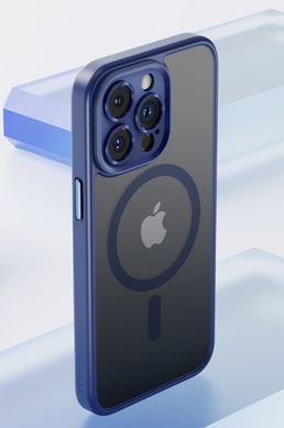 Чехол для iPhone 15 Pro Rock Guard Touch Magnetic Protection Case - Titanium Blue