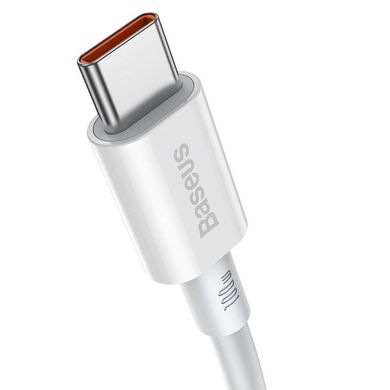 Кабель для MacBook Baseus Superior Series Fast Charging Data Cable Type-C to Type-C 100W 2m White