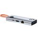 USB Type-C HUB Rock 6 in 1 HDMI(4K30Hz)+Gigabit network interface+PD +USB3.0*3 Multi-function HUB фото 3