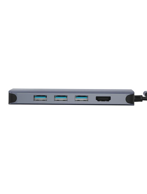 WiWU Alpha 12 in 1 USB-C to 3xUSB3.0+3xUSB2.0+USB Type-C+SD+TF+HDMI+RJ45+3.5 mm audio jack