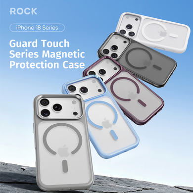 MagSafe Case ROCK Guard Touch, Matte, for iPhone 18 Pro Max / iPhone 17 Pro Max, White &mdash; RPC3885